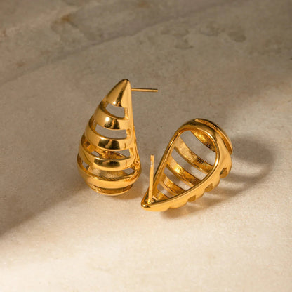 [Royal Vicky]Katrin Drop Gold Earrings