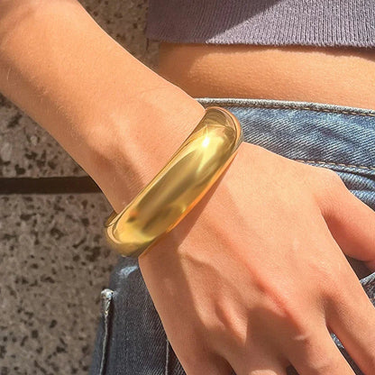 [Royal Vicky]Maelis Smooth Gold Bangle