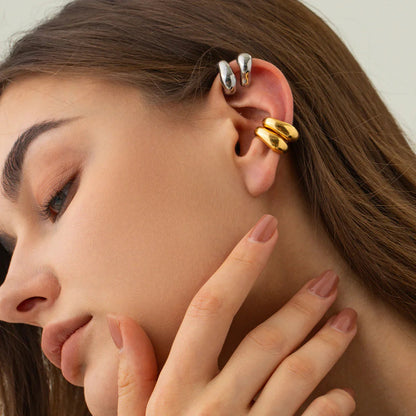 [Royal Vicky]Fabienne Gold Ear Cuffs