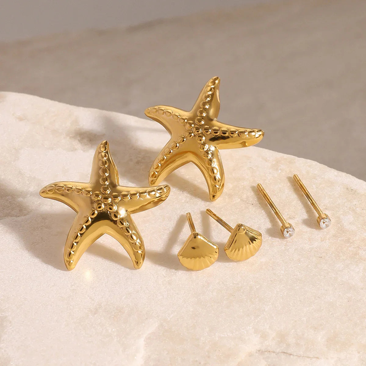 [Royal&Vicky]Arielle vom Ozean inspirierte Ohrring-Bundle