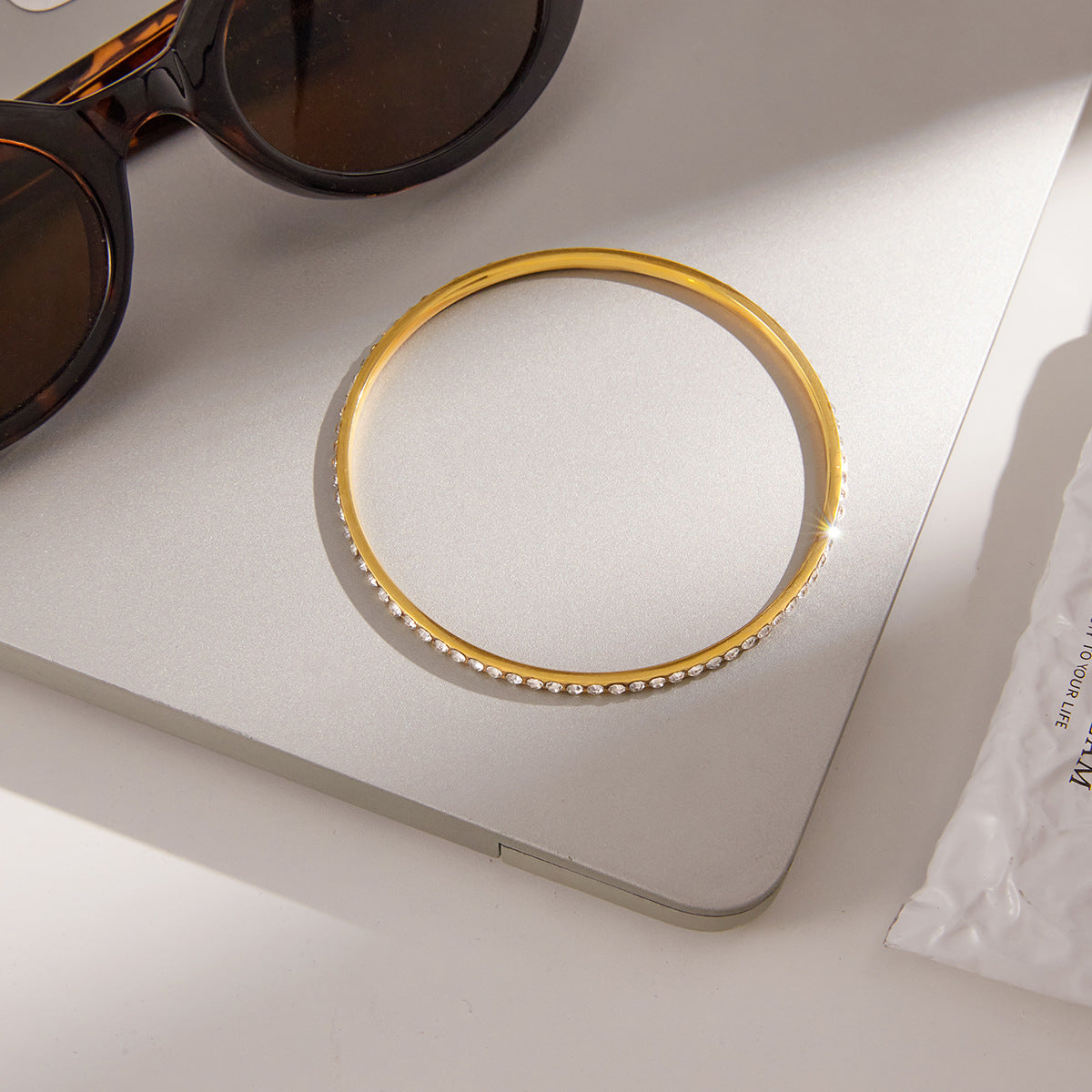 [Royal Vicky]Kalista Diamond Gold Bangle