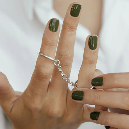 [Royal Vicky]Bridget Chain Stacked Ring