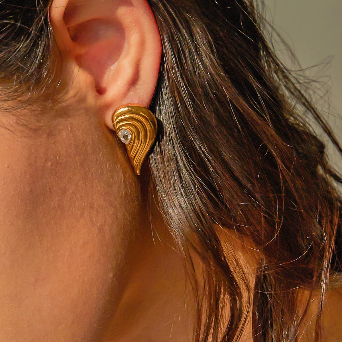 [Royal&Vicky]Thalia Gold Earrings