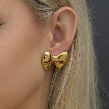 [Royal Vicky]Regina Bow Earrings