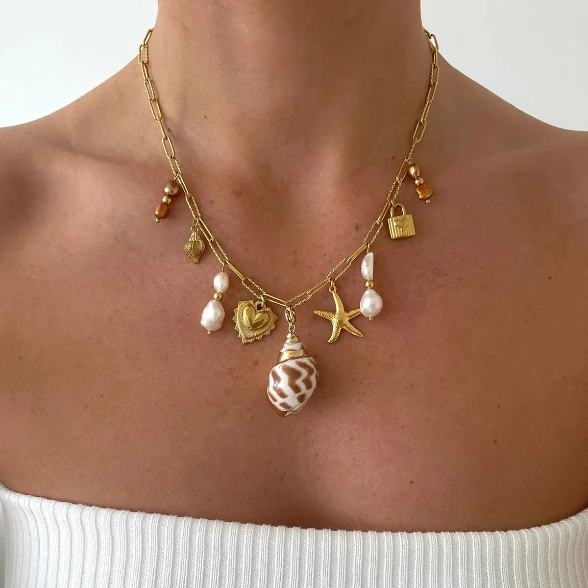 [Royal Vicky]Pacific Freshwater Pearl Necklace