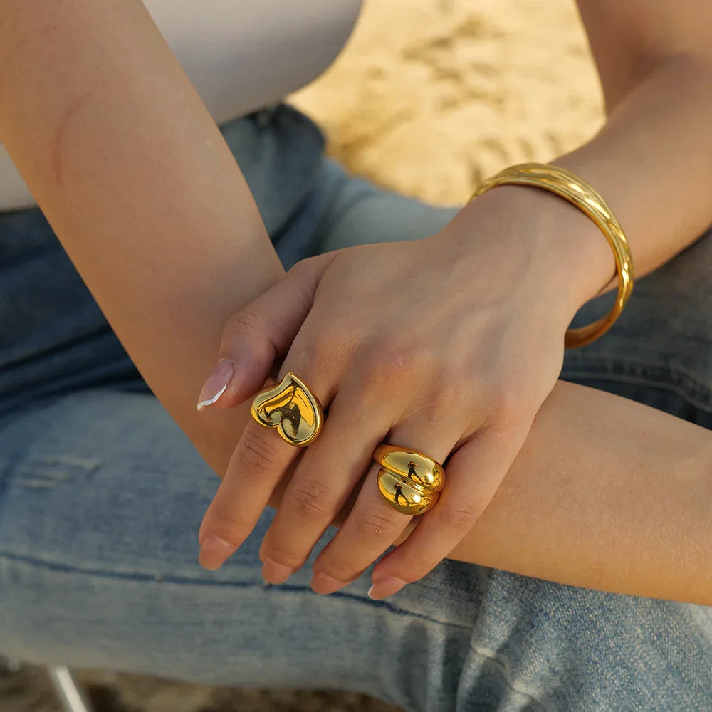 [Royal Vicky]Delia Gold Ring