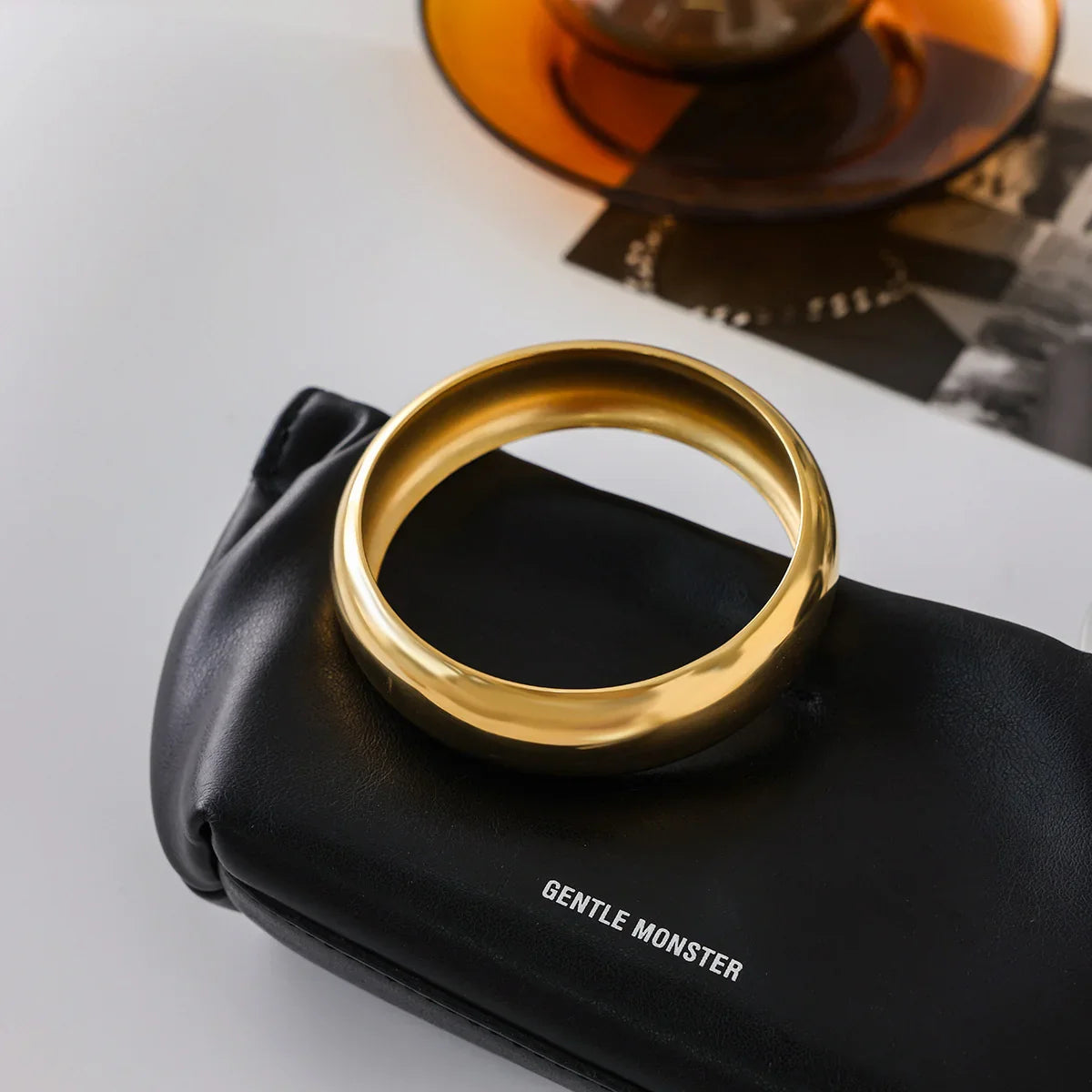 [Royal Vicky]Maelis Smooth Gold Bangle