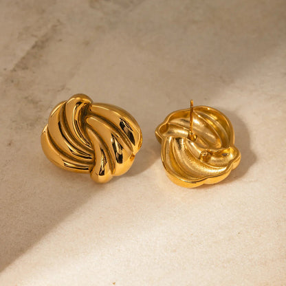 [Royal Vicky]Floriana Gold Earrings
