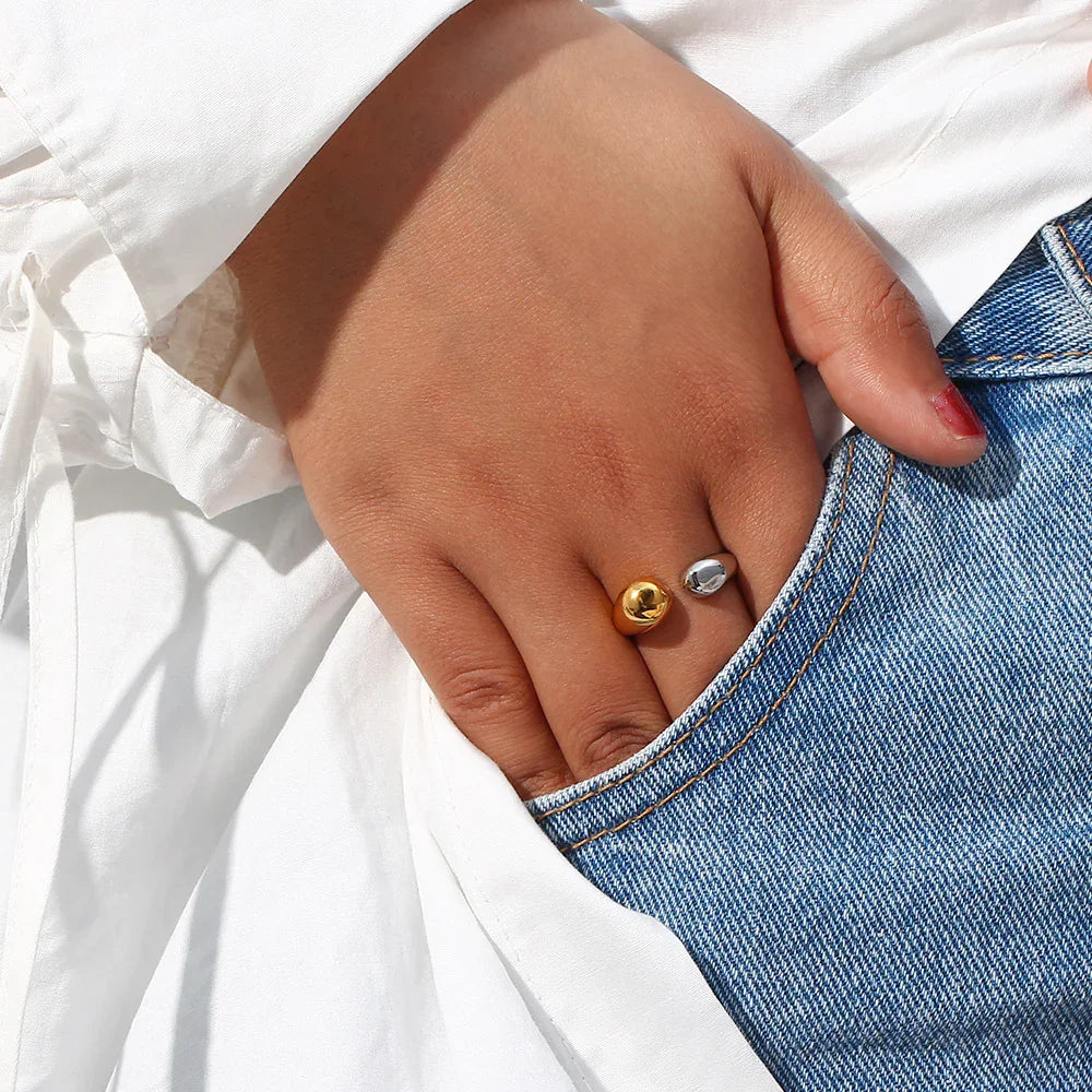 [Royal Vicky]Seren Two Tone Gold Ring