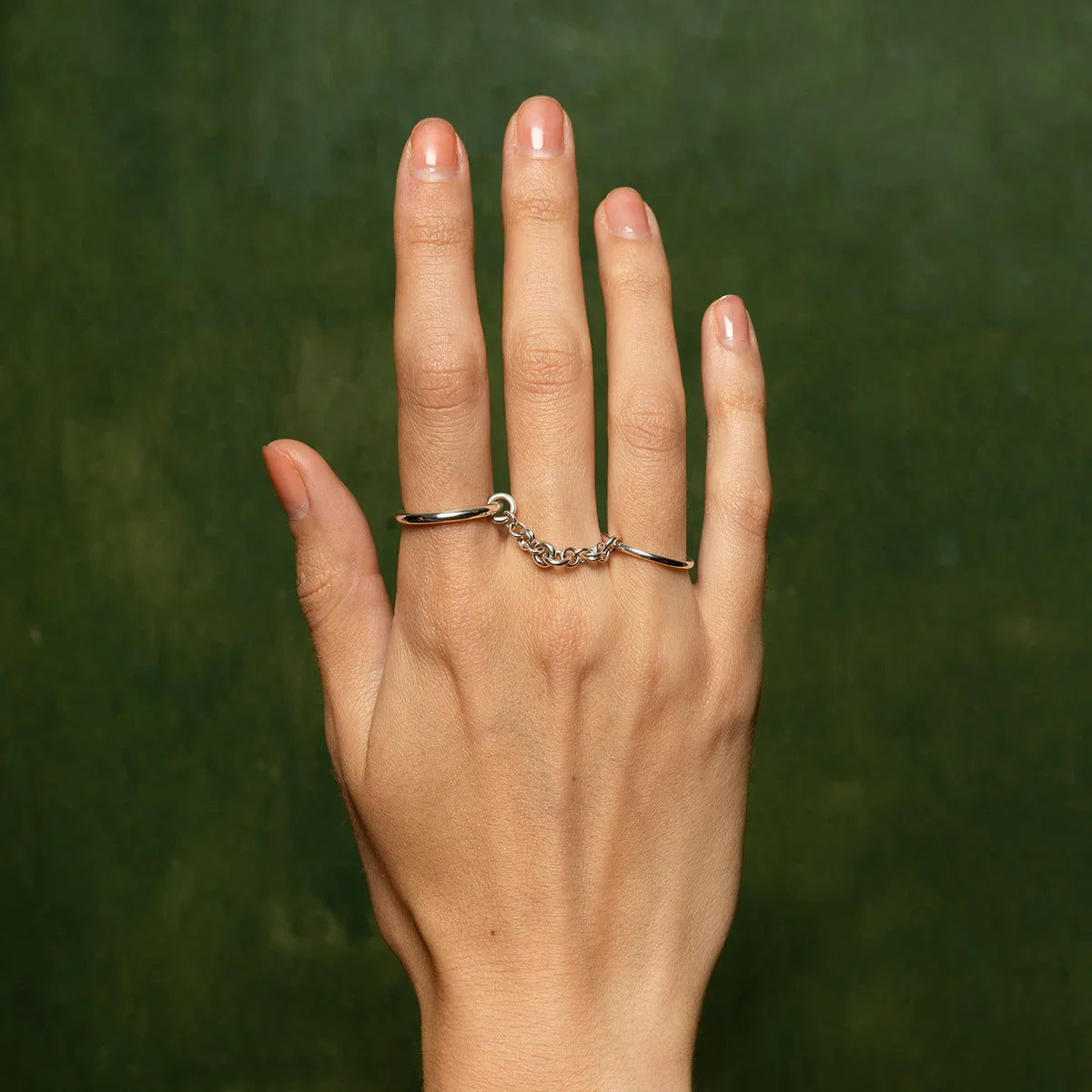 [Royal Vicky]Bridget Chain Stacked Ring