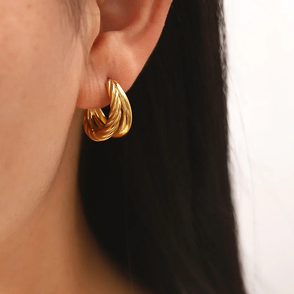 [Royal Vicky]Cecilia Layered Earrings