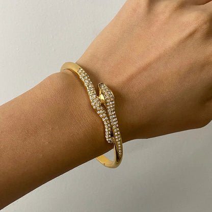 [Royal Vicky]Rosalee Serpentine Diamond Bangle