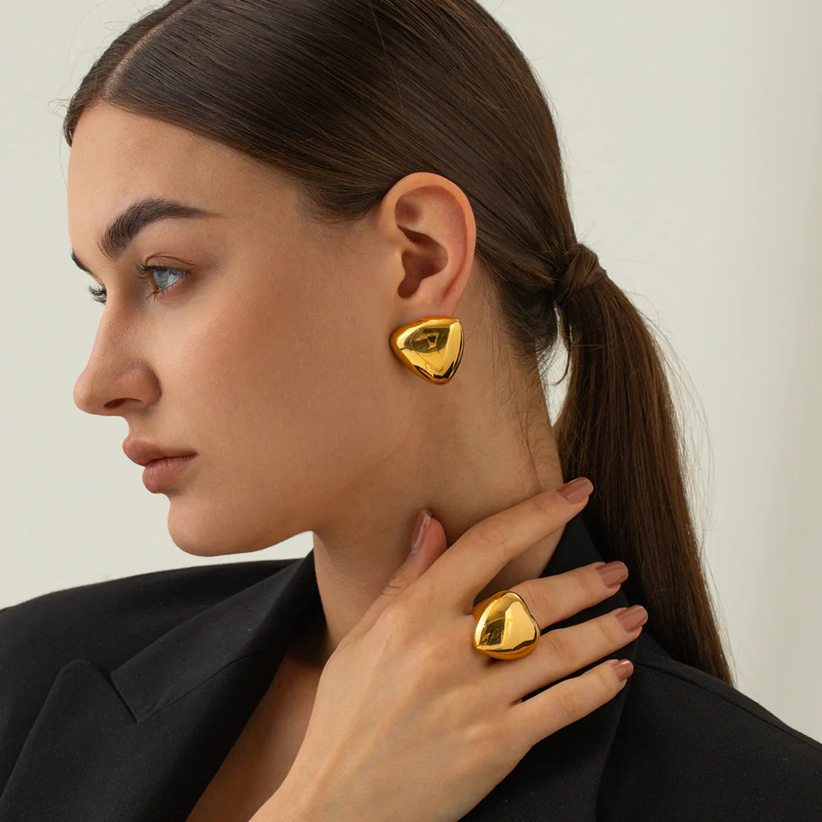 [Royal Vicky]Reagan Gold Earrings