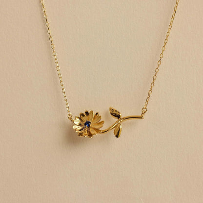 [Royal Vicky]Maribelle Birth Flower Gold Necklace