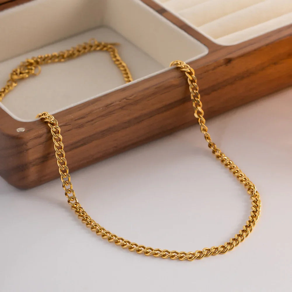 [Royal Vicky]Avana Gold Chain Necklace
