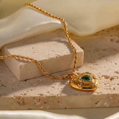 [Royal Vicky]Caelus Gold Heart Necklace