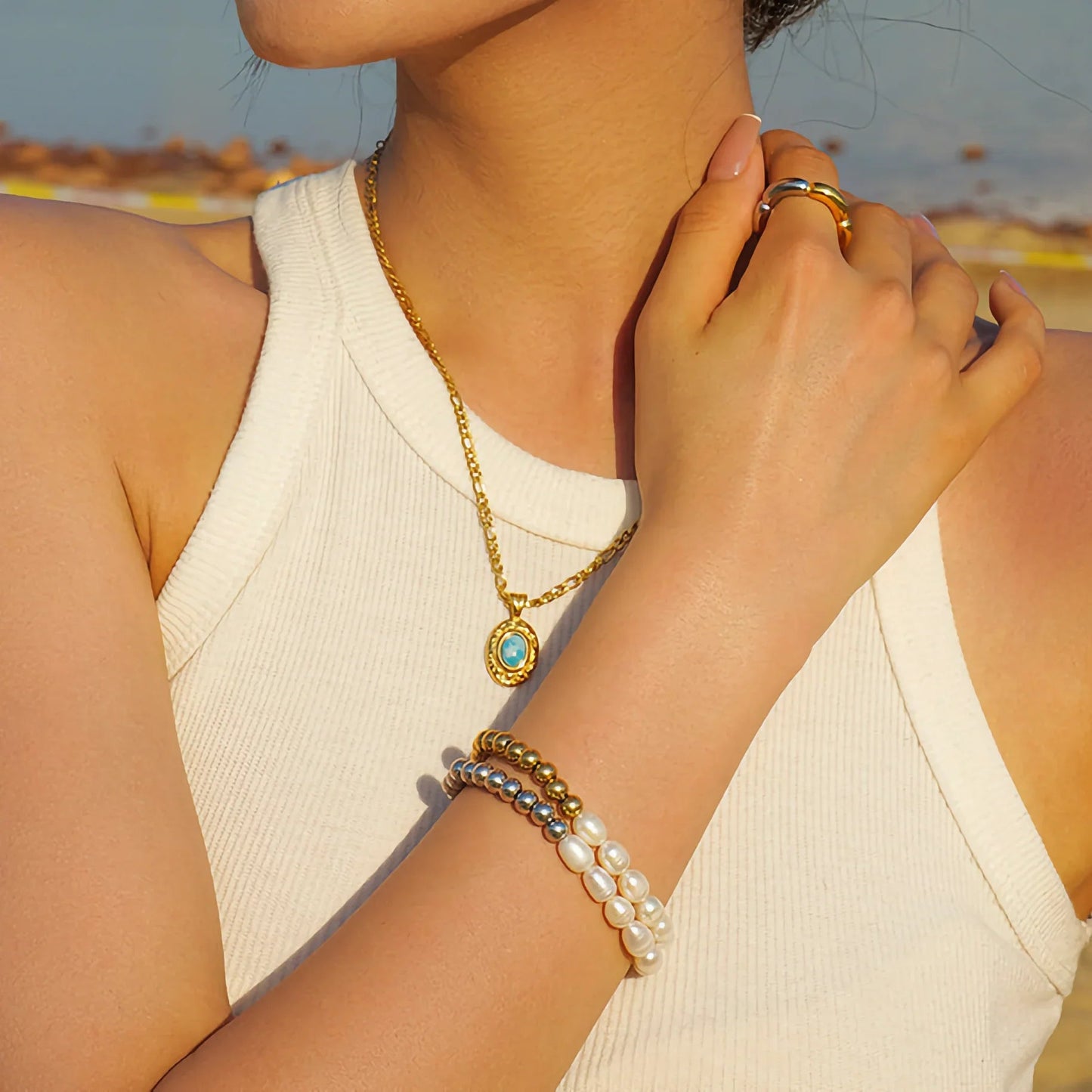 [Royal Vicky]Margaux Freshwater Pearl Bracelet