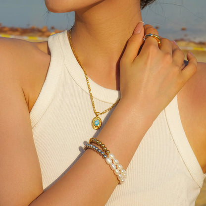 [Royal Vicky]Margaux Freshwater Pearl Bracelet