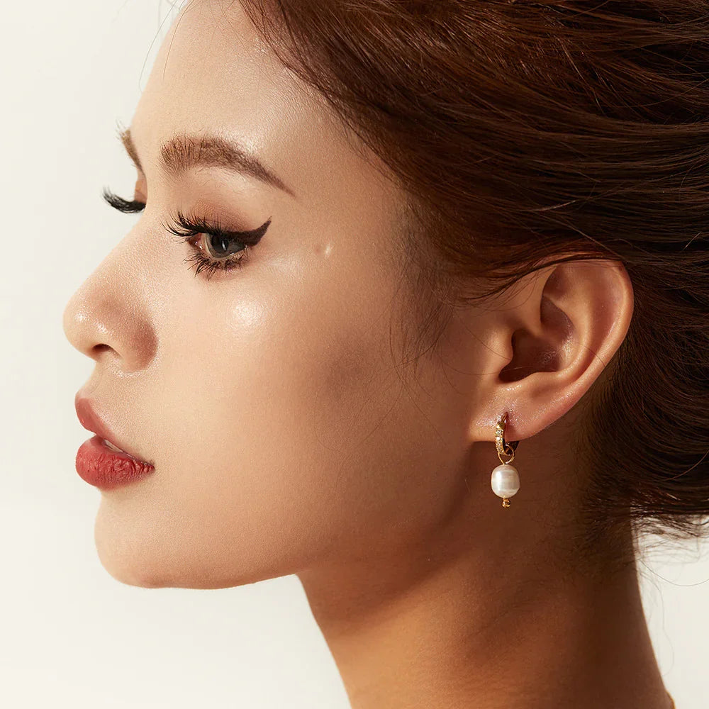 [Royal Vicky]Sara Pearl Earrings
