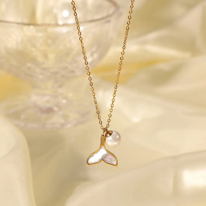 [Royal Vicky]Mermaid Freshwater Pearl Necklace