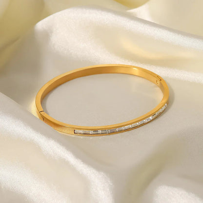 [Royal Vicky]Grace Gold Diamond Bangle