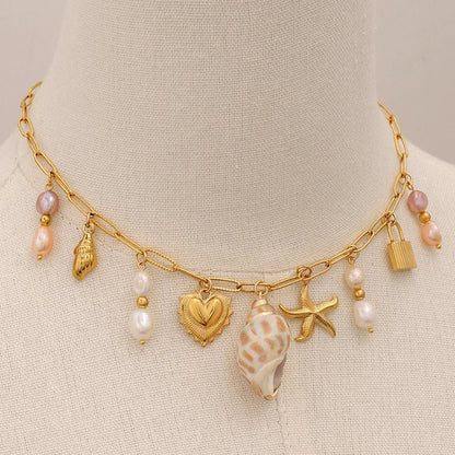 [Royal Vicky]Pacific Freshwater Pearl Necklace