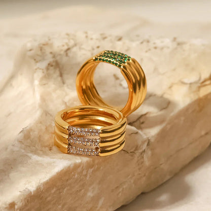 [Royal Vicky]Serenity Diamond Gold Ring
