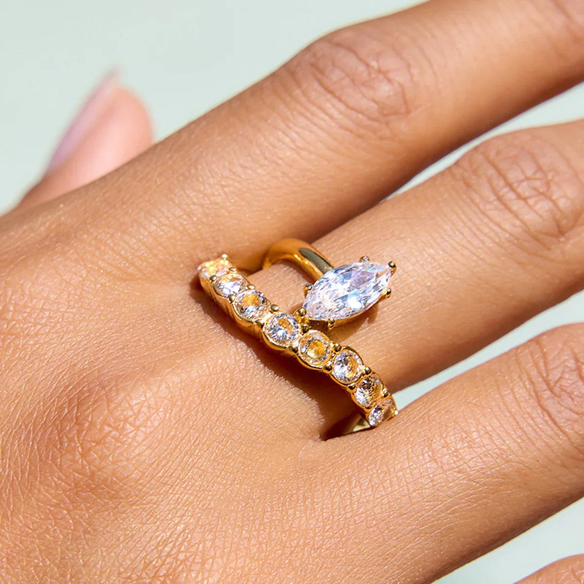 [Royal Vicky]Calina Marquise Diamond Ring