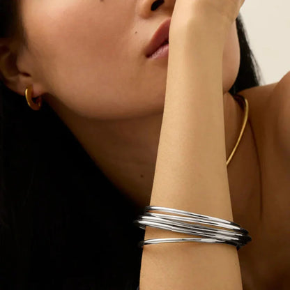 [Royal Vicky]Shannon Gold Bangle Set