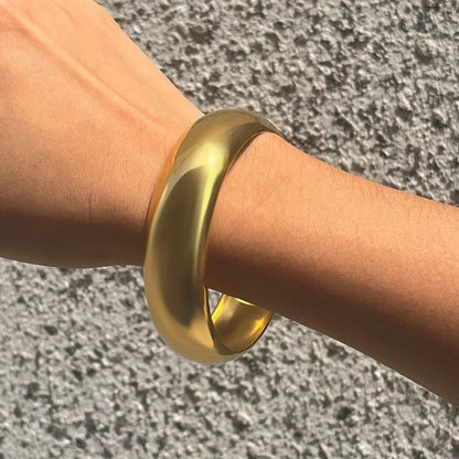 [Royal Vicky]Maelis Smooth Gold Bangle