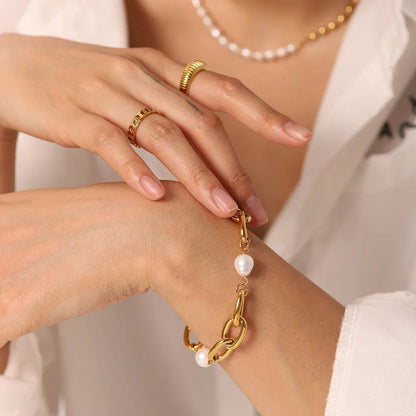 [Royal Vicky]Serafina Freshwater Pearl Bracelet