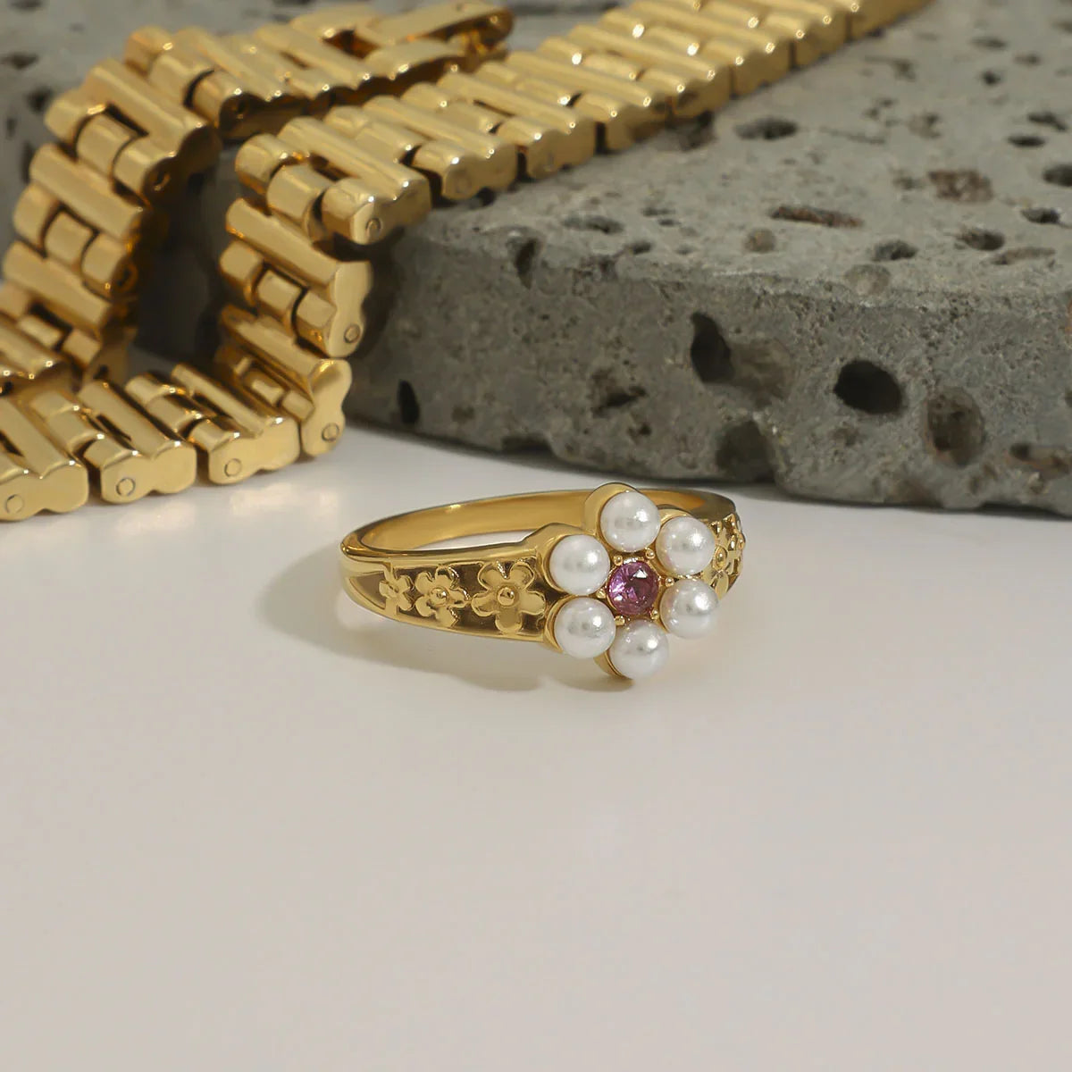 [Royal Vicky]Thalia Freshwater Pearl Ring