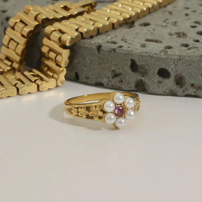 [Royal Vicky]Thalia Freshwater Pearl Ring