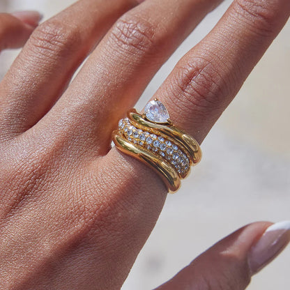 [Royal Vicky]Noemi Curated Ring Stack Collection