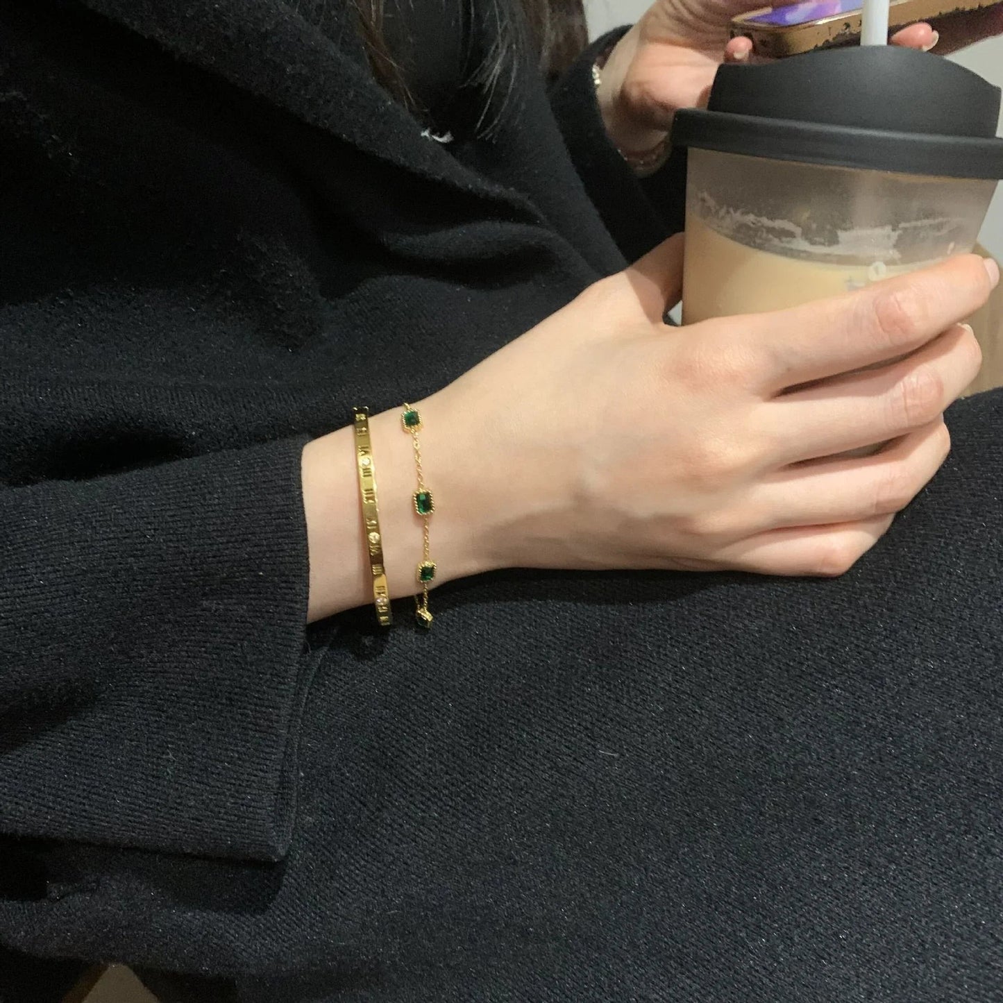 [Royal Vicky]Erin Green Bracelet