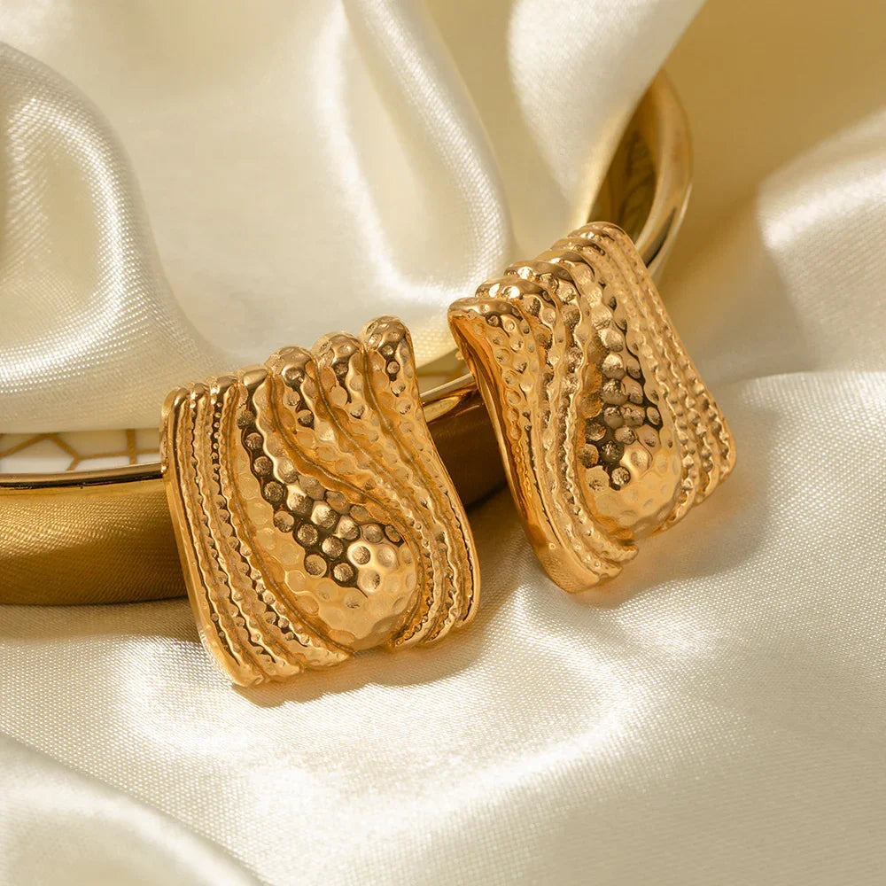 [Royal Vicky]Marigold Gold Earrings