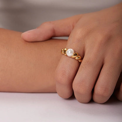 [Royal Vicky]Scarlett Freshwater Pearl Ring