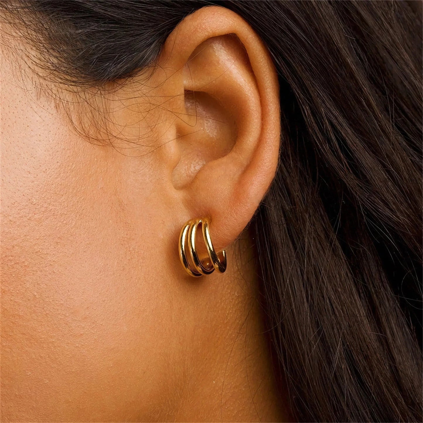 [Royal Vicky]Cradle Gold Earrings