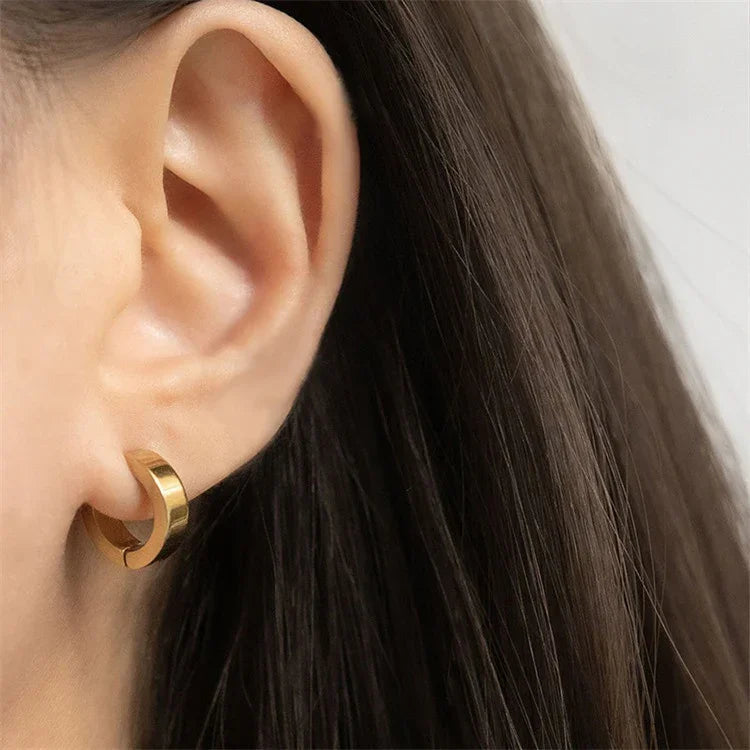 [Royal&Vicky]ルシール フラット チャンキー ハギーピアス