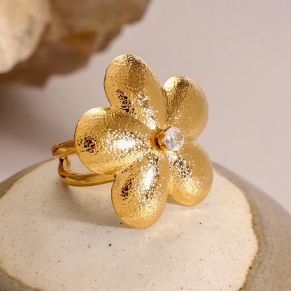 [Royal Vicky]Flora Gold Petal Ring