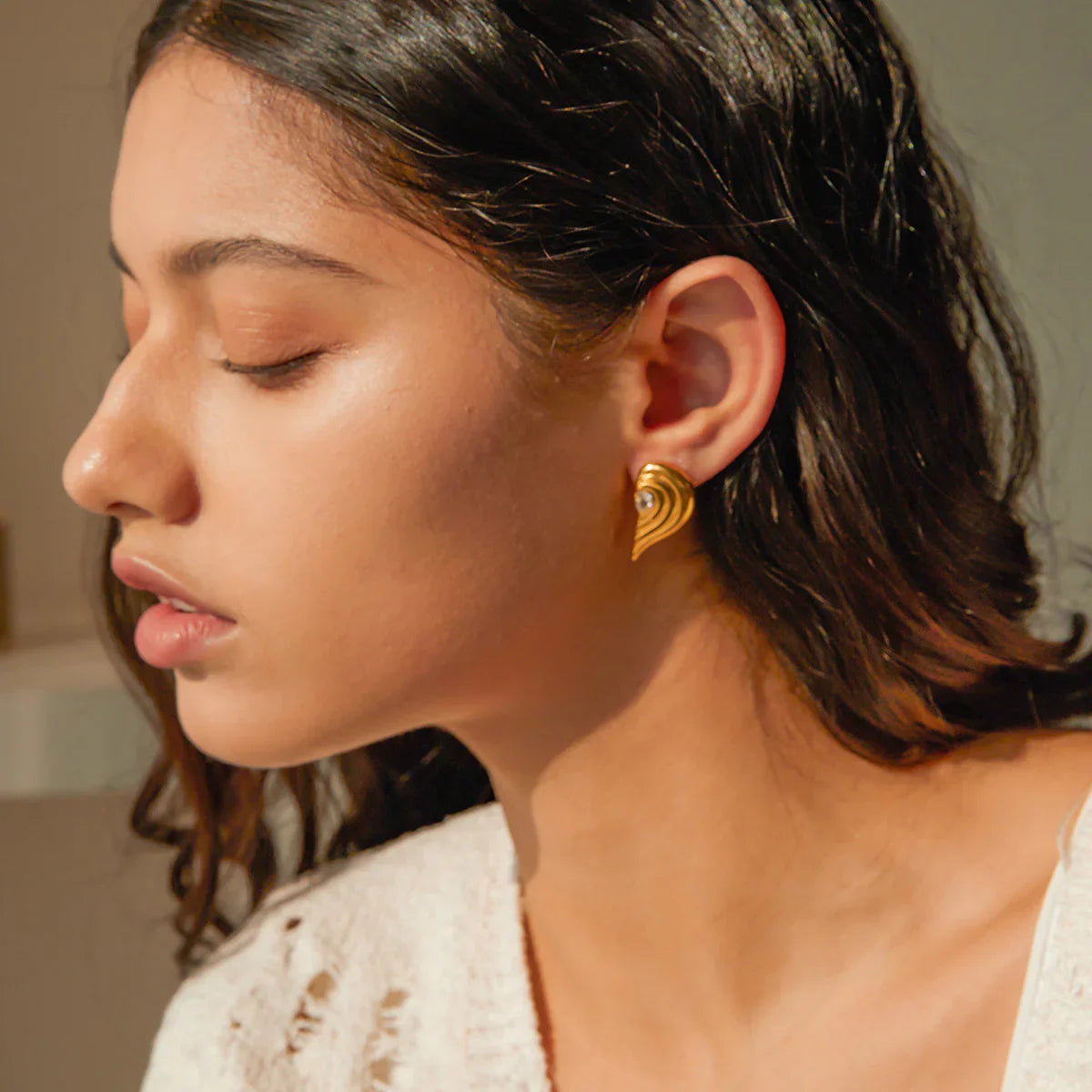 [Royal Vicky]Thalia Gold Earrings