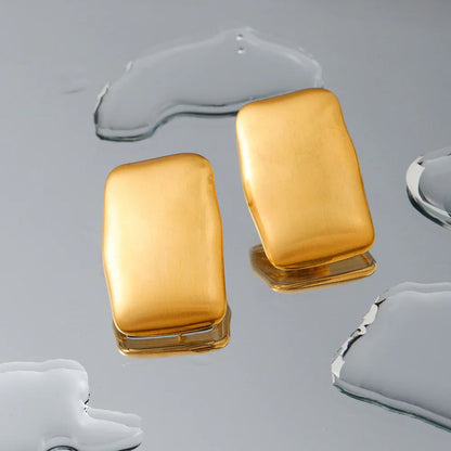 [Royal Vicky]Olive Gold Earrings