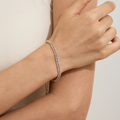 [Royal Vicky]Celene Layered Tennis Bracelet