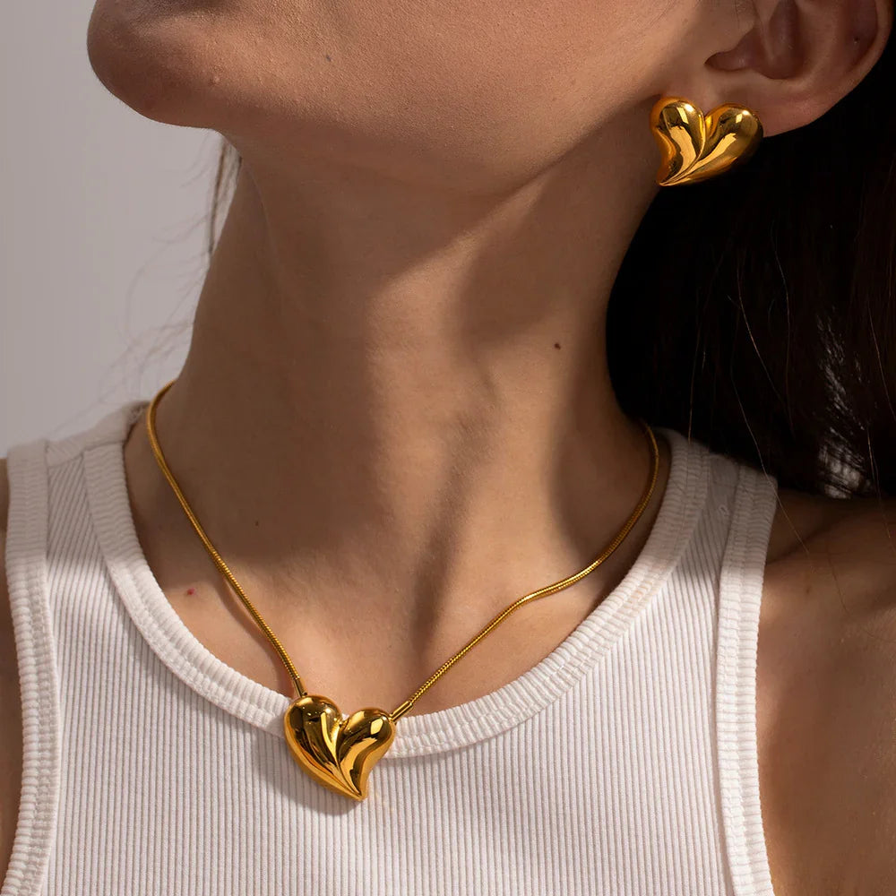 [Royal Vicky]Dorothea Heart Necklace