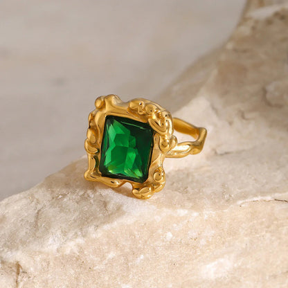 [Royal Vicky]Priscilla Emerald Ring