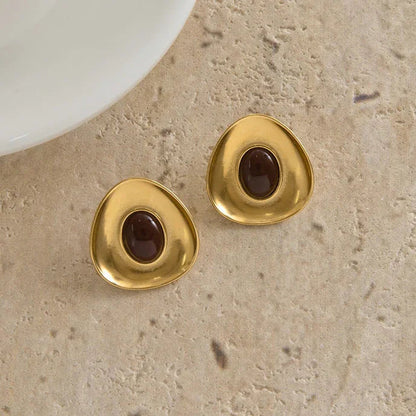 [Royal Vicky]Orissa Gold Enamel Earrings