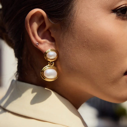 [Royal Vicky]Winnie Freshwater Pearl Earrings
