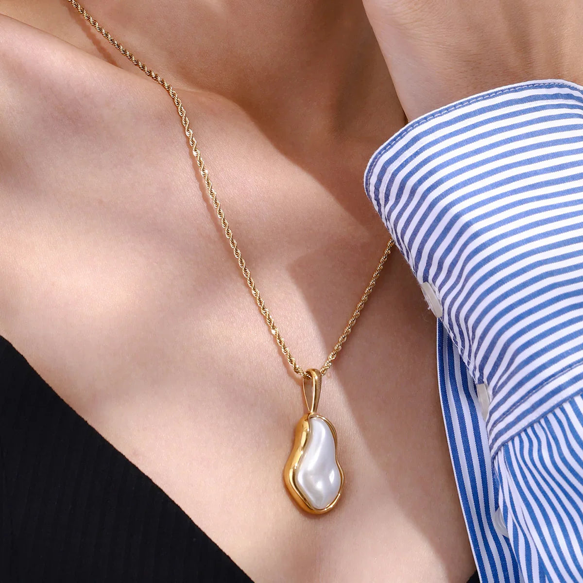 [Royal Vicky]Marjorie Freshwater Pearl Necklace