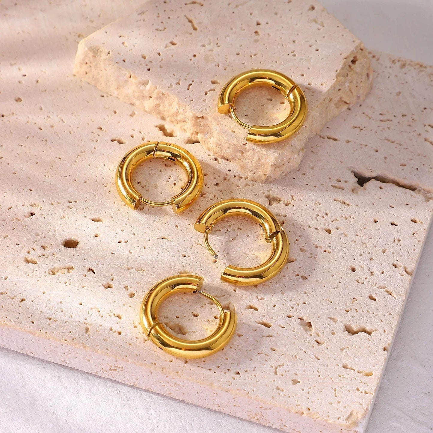 [Royal Vicky]Bold Round Hoops