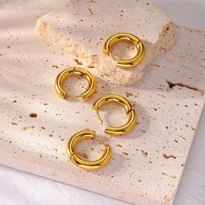 [Royal Vicky]Bold Round Hoops